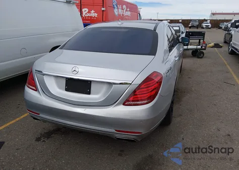 2015 Mercedes-Benz S 550 4Matic из США, поврежденный, VIN WDDUG8FB1FA184877